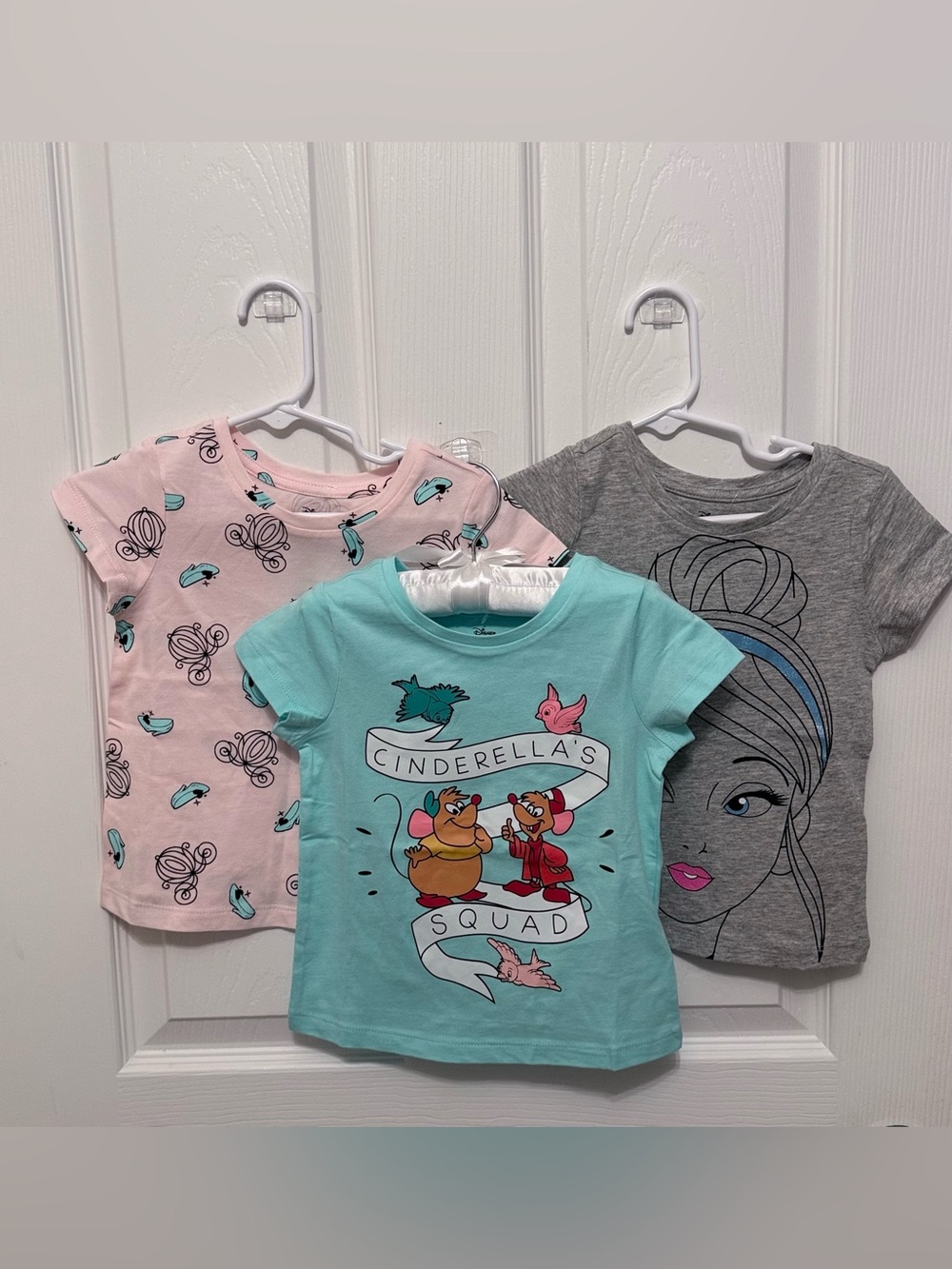 Disney Princess 3-Pack Toddler Girls T-Shirts | Size 2T | NWOT